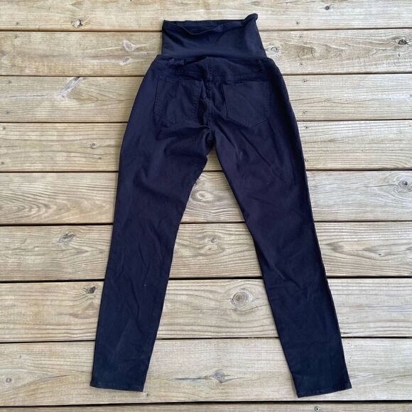 NEW A Pea in the Pod Black Skinny Maternity Pants - Picture 2 of 3